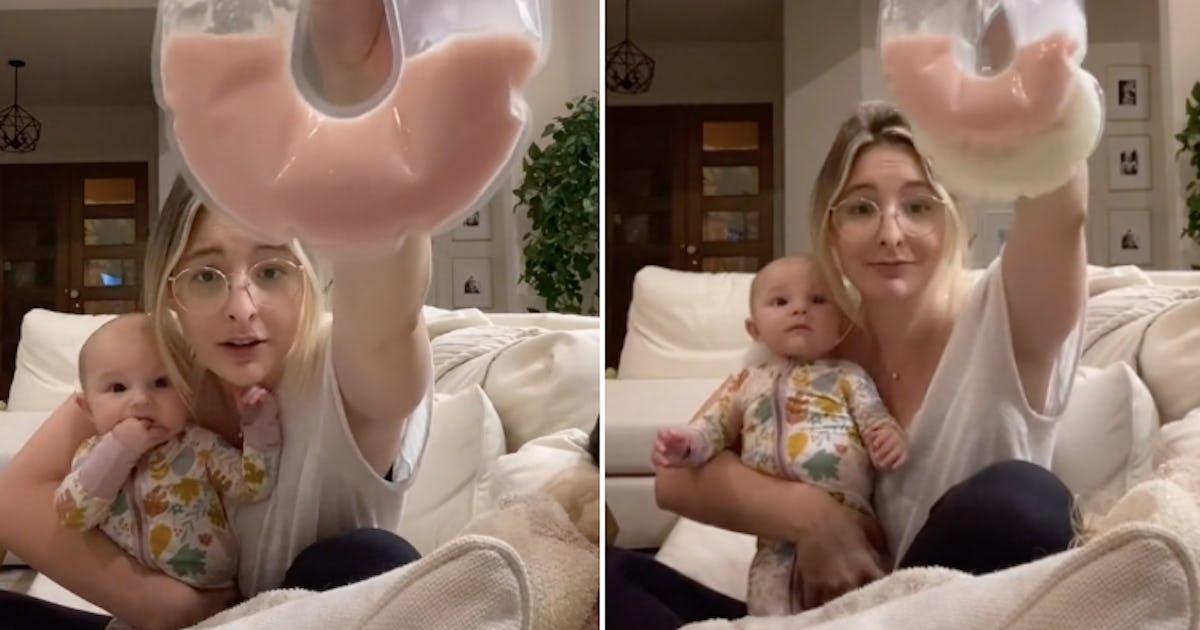 Mama S Tiktok goes viral in Pink Milk Mom S Tiktok About Pink Breast Milk Goes Viral