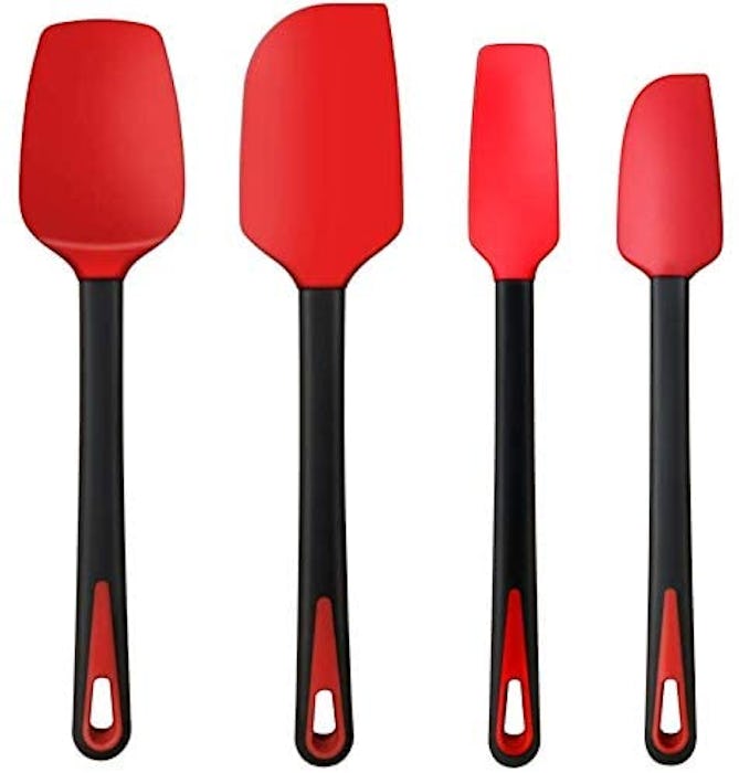 TEEVEA Silicone Spatula Set (4-Pack)