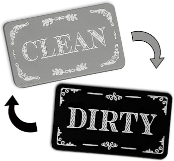 Brothers Bench Dishwasher Magnet Clean Dirty Sign