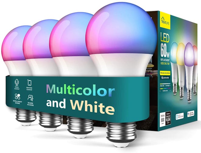 Treatlife Music Sync Color Changing Light Bulbs (4-Pack)