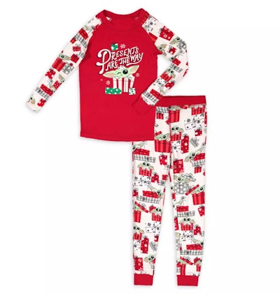 This Grogu holiday pajama set for kids is available from Shop Disney.