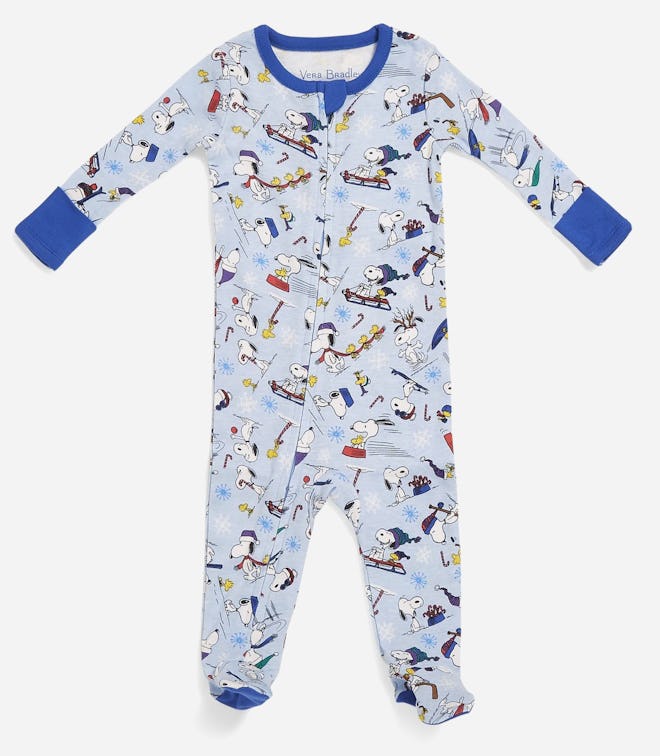 This Peanuts sleeper is a cute holiday pajama choice for babies.