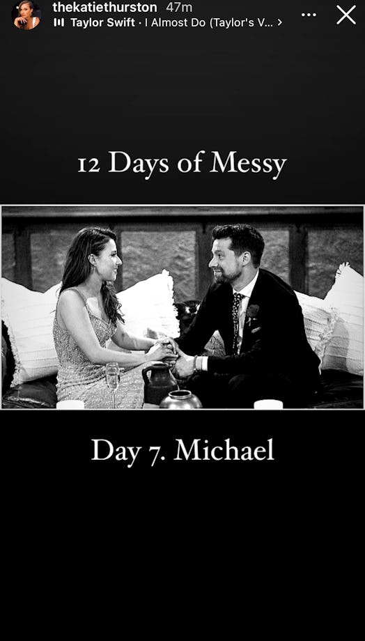 In Katie Thurston's "12 Days Of Messy," she's sharing how she feels about her exes.
