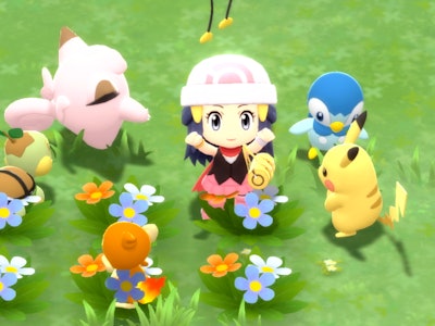 pokemon brilliant diamond character screenshot