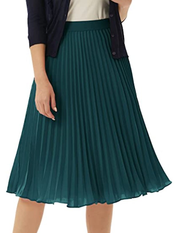 GRACE KARIN Pleated Chiffon Skirt