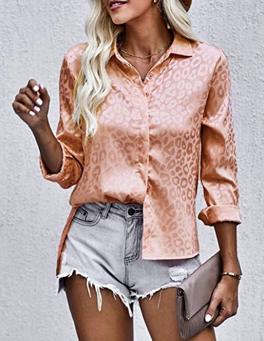 HOTAPEI Button-Down Blouse