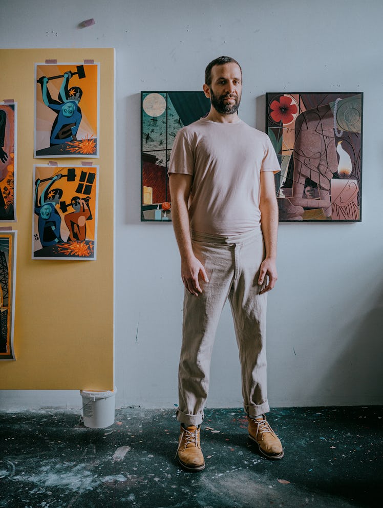 Michael Stamm in his Brooklyn studio.