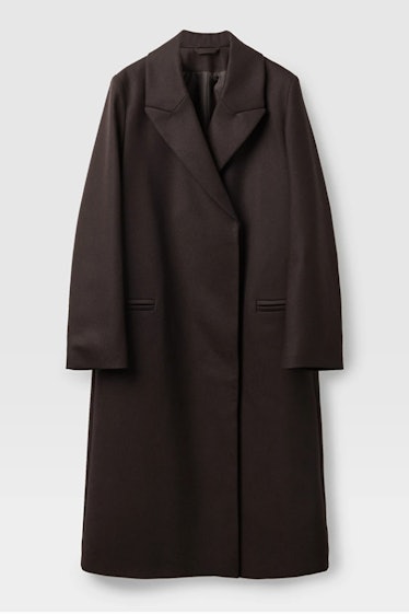 COS' double-breasted wool coat. 