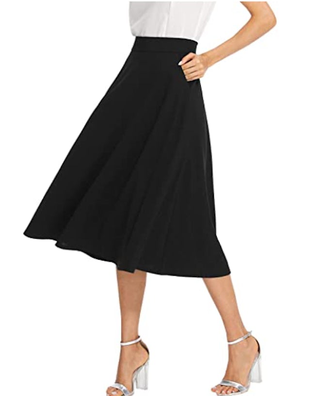 SheIn High Waist Pleated Skirt