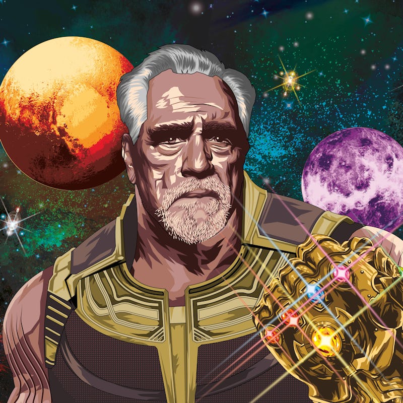 Patriarch Logan Roy as Marvel’s big bad Thanos