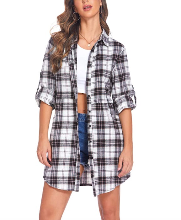 HOTOUCH Flannel Plaid Shirt