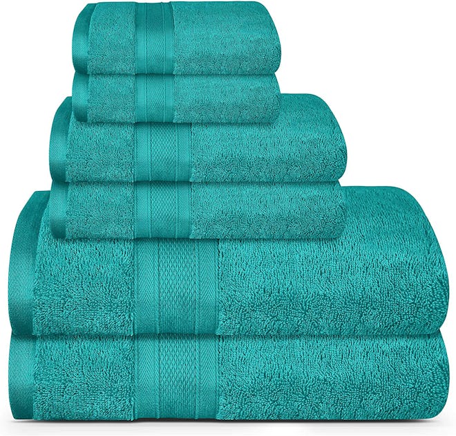 TRIDENT Soft and Plush Towel Set (6-Pieces)