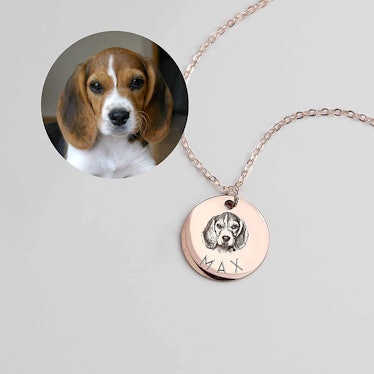 MignonandMignon Pet Portrait Necklace