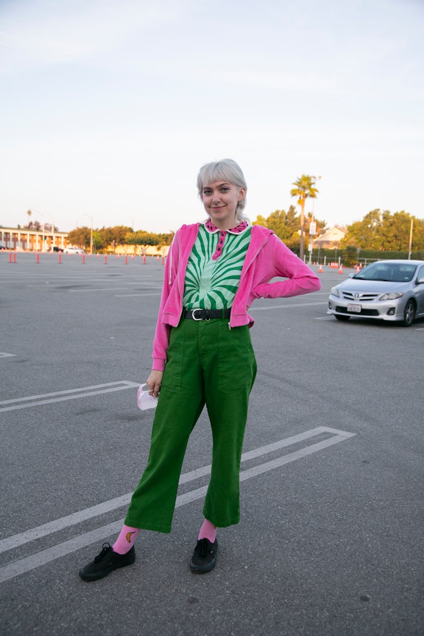 Street style at Harry Styles' Love On Tour At The Forum in Los Angeles.