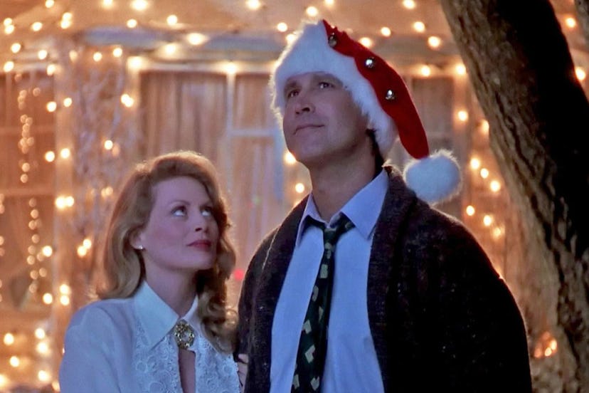 Beverly D'Angelo and Chevy Chase in 'National Lampoon's Christmas Vacation.'