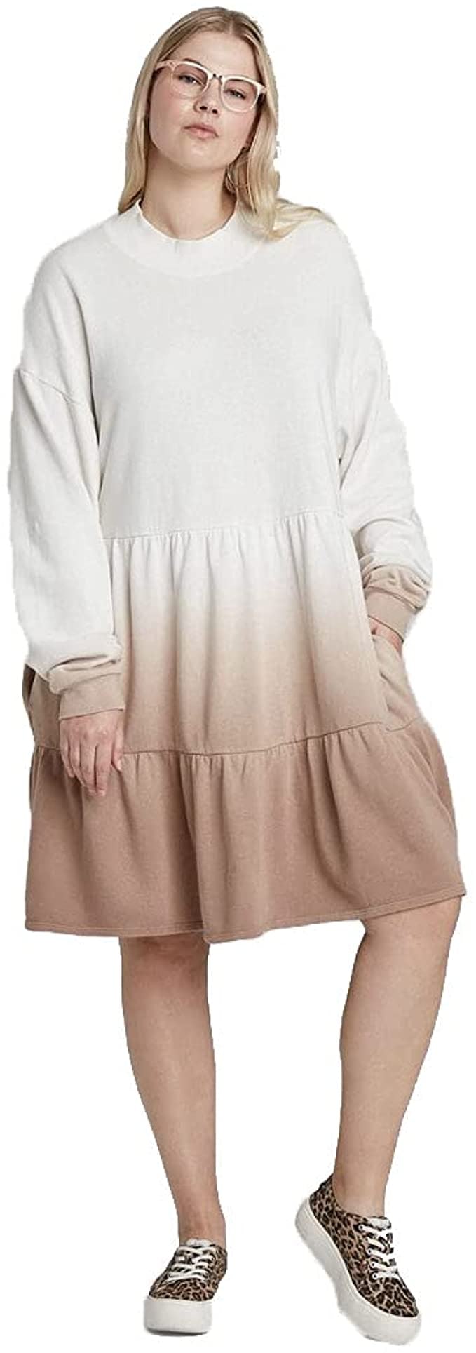 Wild Fable Ombre Sweatshirt Dress