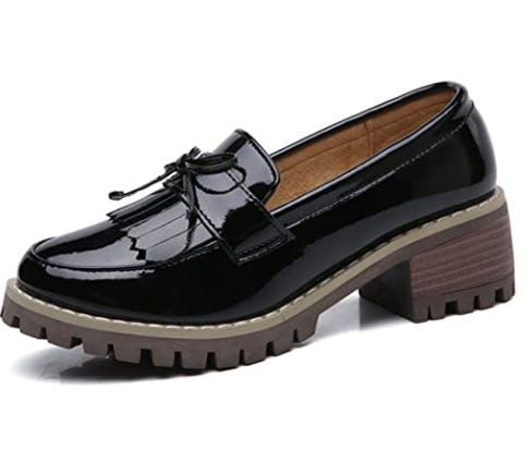 DADAWEN Platform Oxford Shoes