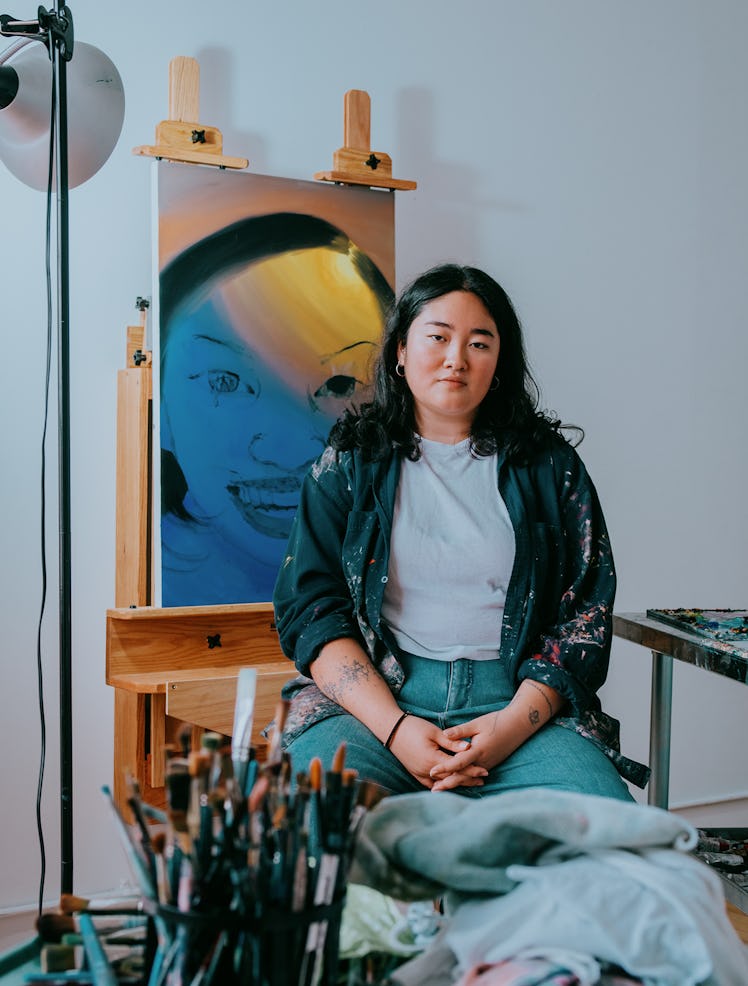 Sasha Gordon in her Brooklyn studio