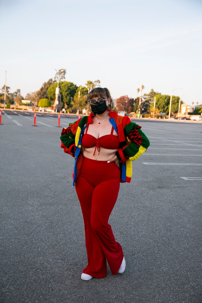 Street style at Harry Styles' Love On Tour At The Forum in Los Angeles.