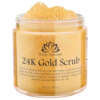 White Naturals 24K Gold Scrub