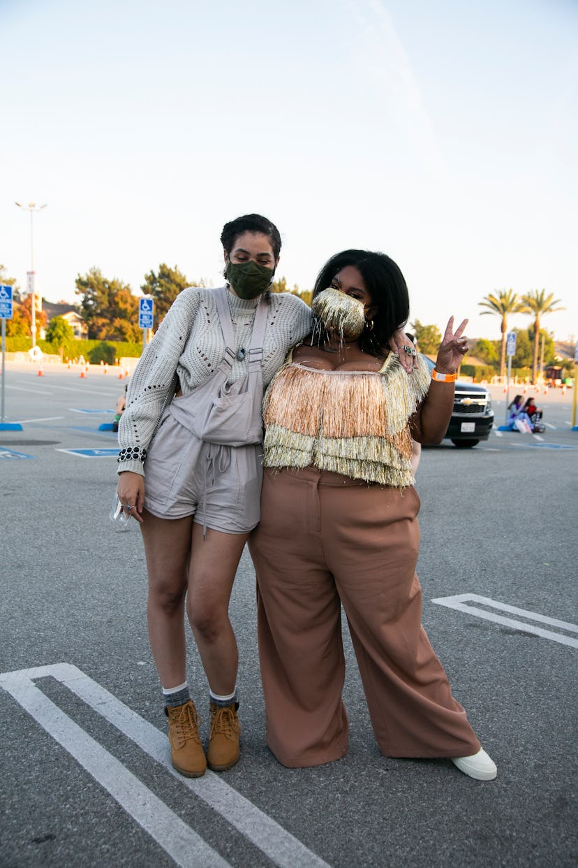 Street style at Harry Styles' Love On Tour At The Forum in Los Angeles.