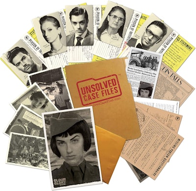 UNSOLVED CASE FILES Cold Case Murder Mystery Game 
