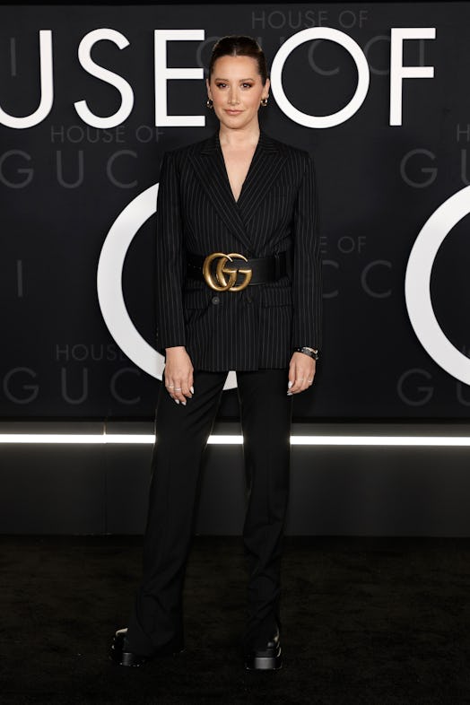 Ashley Tisdale attends the Los Angeles Premiere 'House Of Gucci.'