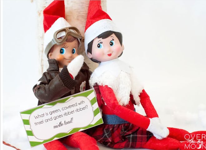 Elf on the Shelf Printable Joke Cards 