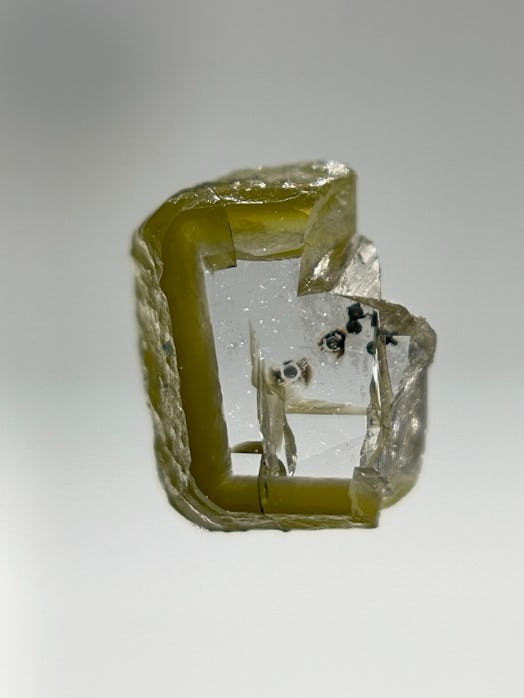 Davemaoite mineral in a diamond