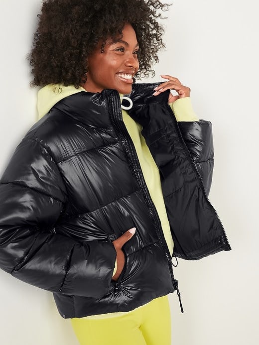 Water-Resistant Frost Free Short Puffer Jacket