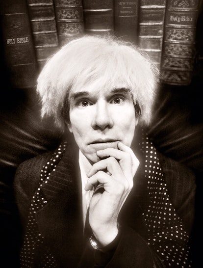 Andy Warhol last sitting portrait