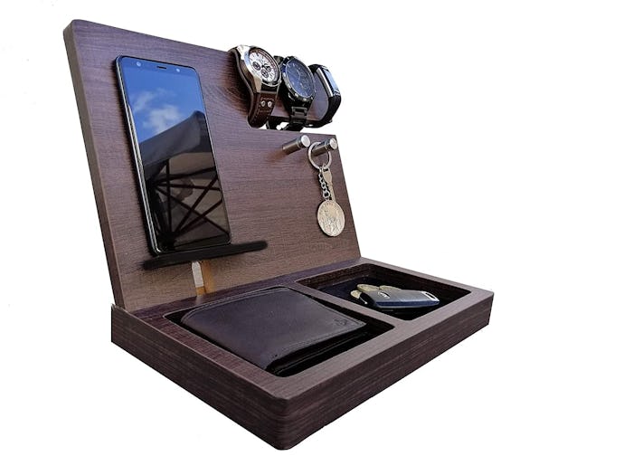 Namore Wooden Desk and Nightstand Organizer