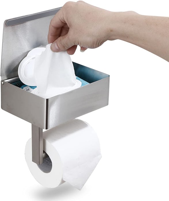 Day Moon Designs Toilet Paper Holder with Wipes Dispenser