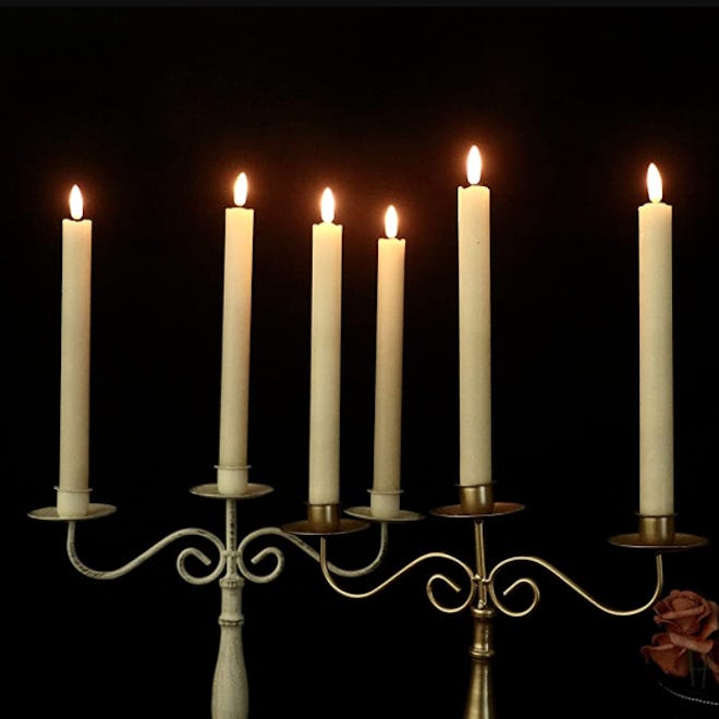 GenSwin Flameless Ivory Candles (6 Pack)