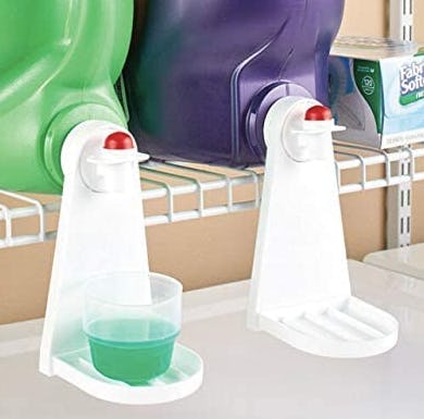 Tidy Cup Laundry Detergent and Fabric Softener Gadget (2-Pack)