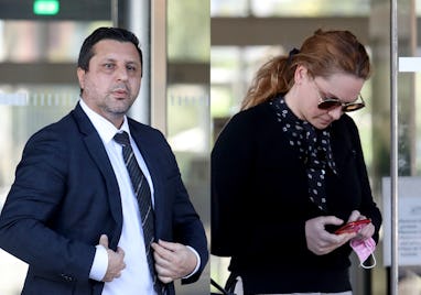 Left: Richard Ayvazyan. Right: Marietta Terabelian.