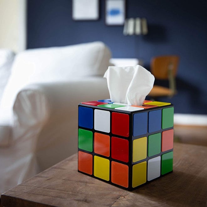 getDigital Plastic Magic Cube Tissue Box Cover