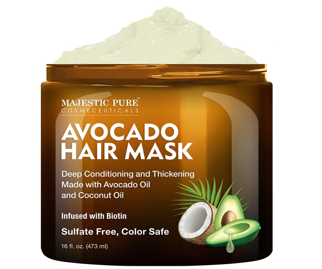 MAJESTIC PURE Avocado and Coconut Hair Mask, 16 Oz.