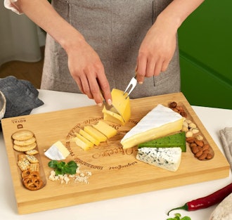 ROYAL CRAFT WOOD Bamboo Cheese Board Set
