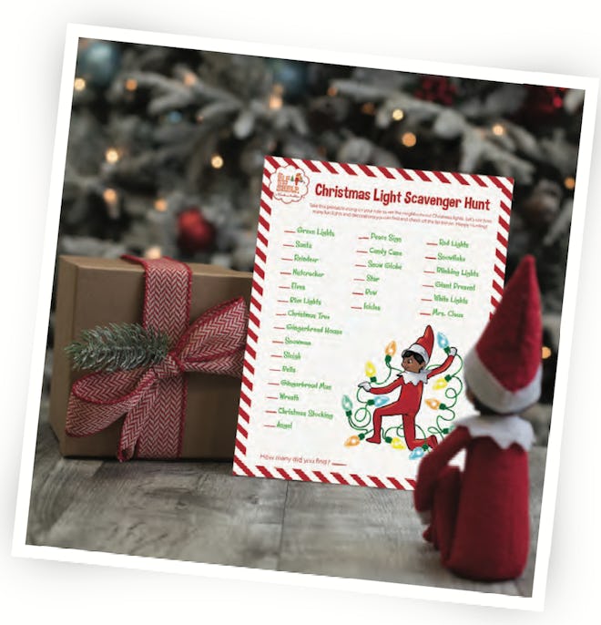 Elf on the Shelf Scavenger Hunt List 