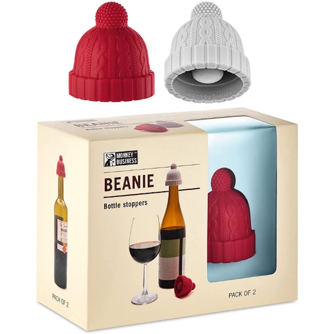 Monkey Business Beanie Bottle Stopper (2 Pack)