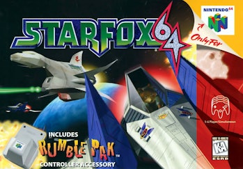 star fox 64 box art