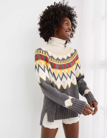 Aerie Festive Feels! Crewneck Sweater