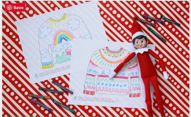 Elf on the Shelf Ugly Sweater Craft