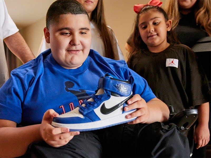 Make-a-Wish Air Jordan 1 FlyEase Jordan Carrazno