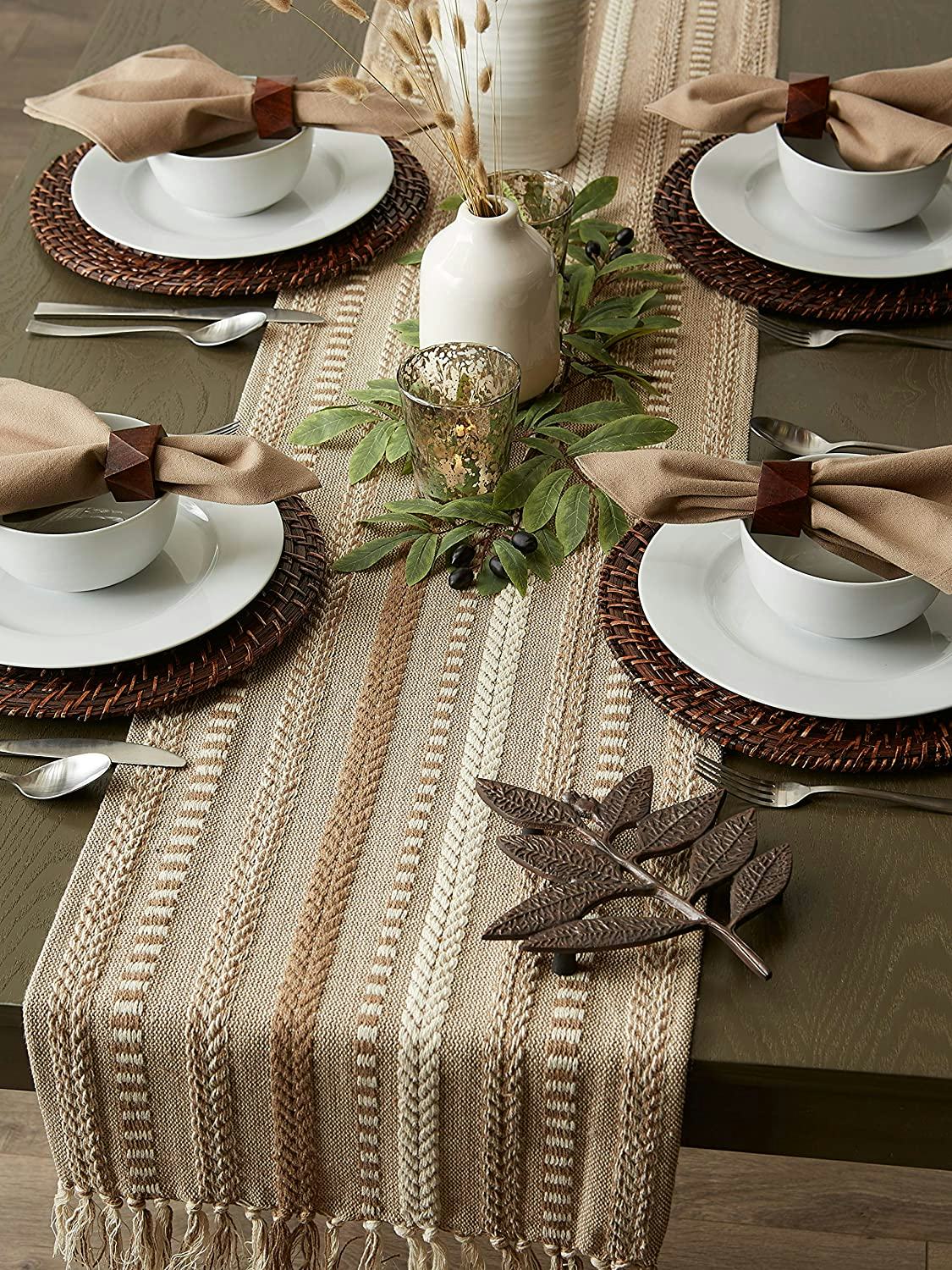 DII Braided Table Runner