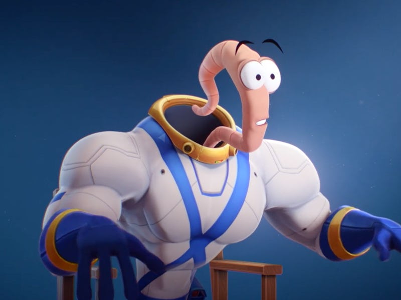 Earthworm Jim cartoon series promo screenshot