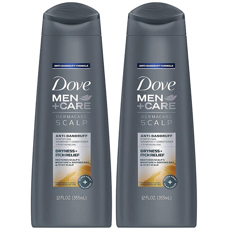 Dove Men+ DermaCare Scalp Anti Dandruff Shampoo, 12 Oz. (2-Pack)