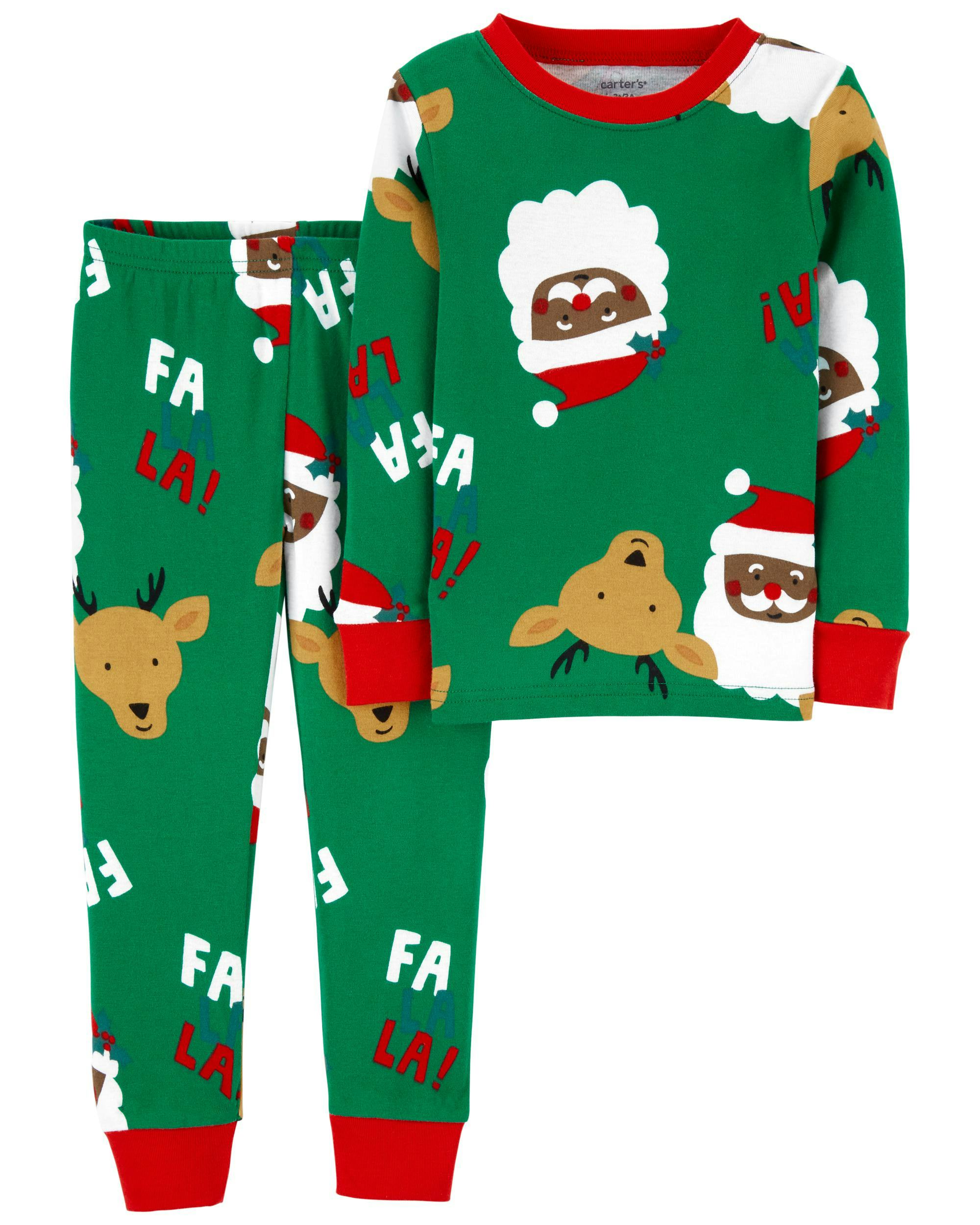 Carters christmas pajamas 2021 hot sale