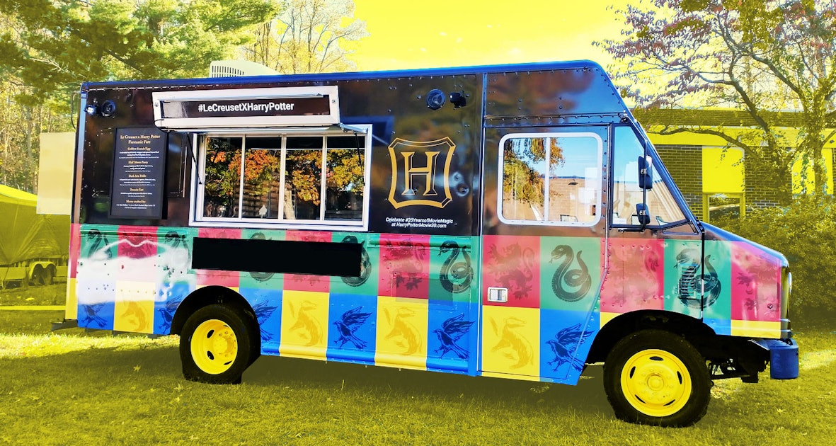 Le Creuset's 'Harry Potter' Food Truck In NYC Is Giving Away Food & Cookware